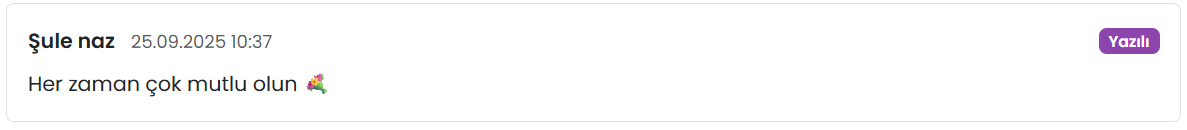 Misafir Mesajları ve Yönetimi